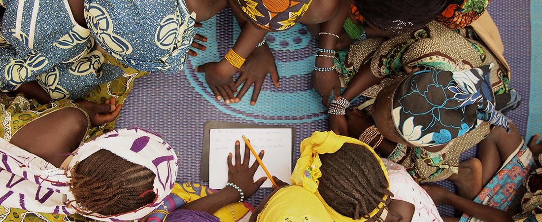 The PHARE program in Mali enables girls like these to go to school The PHARE program in Mali enables girls like these to go to school