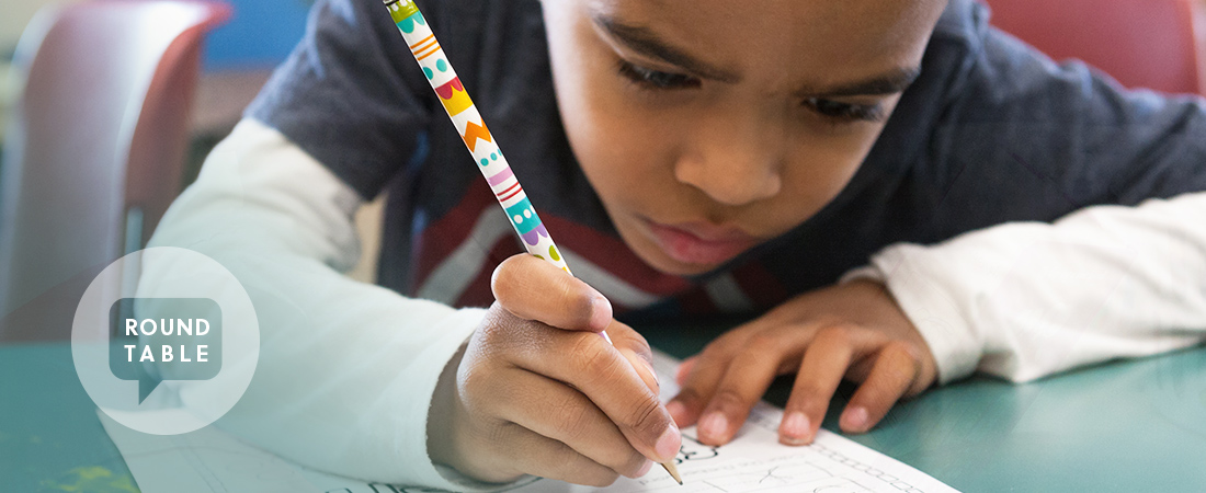 A photo of an English learner