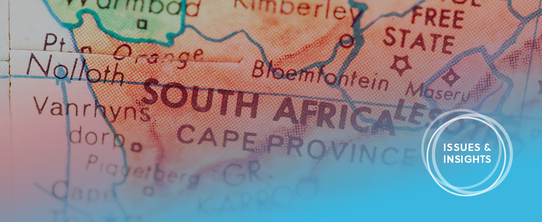 map of South Africa map of South Africa