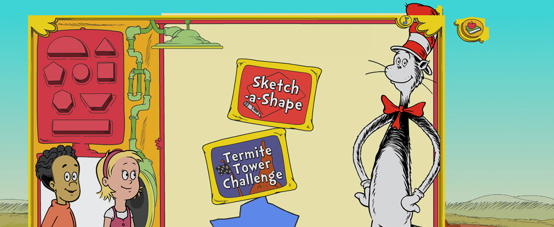 A scene from Cat and the Hat A scene from Cat and the Hat