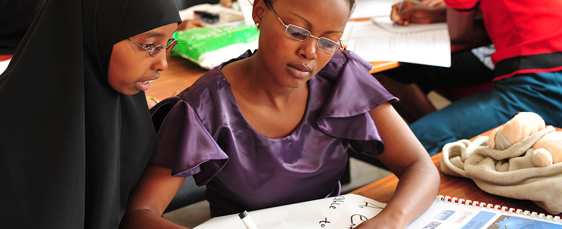 Participants in EDC's youth program in North Eastern Kenya. Participants in EDC's youth program in North Eastern Kenya.
