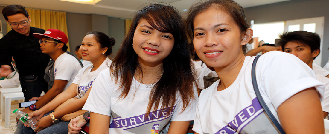 Stories of Hope on International Women’s Day A photo of Young women attending a MYDev event in the Philippines