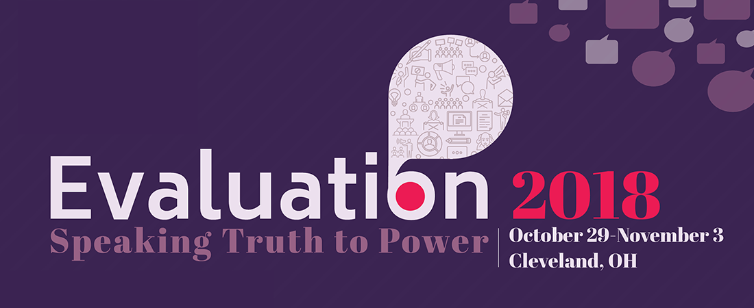 Join EDC at AEA 2018 American Evaluation Association (AEA) annual conference banner