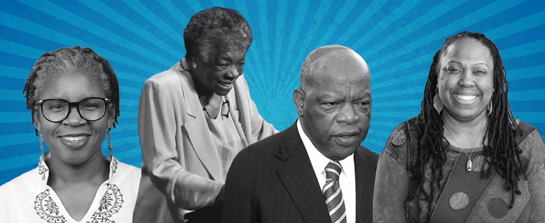 The Thinkers Who Shaped Us A photo collage representing The Thinkers Who Shaped Us