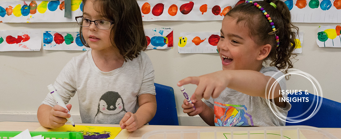 A photo of a preschool classroom