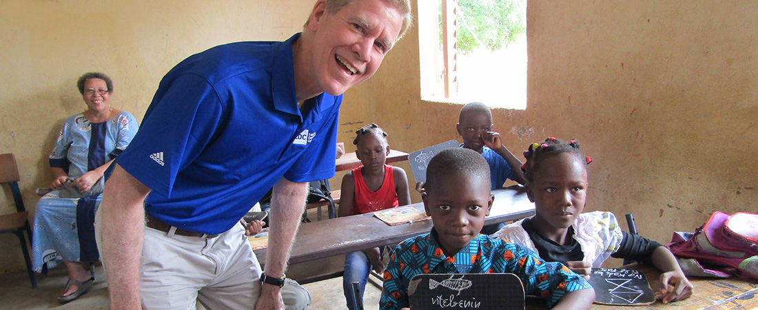 EDC President Offensend Visits Mali A photo of David Offensend in Mali