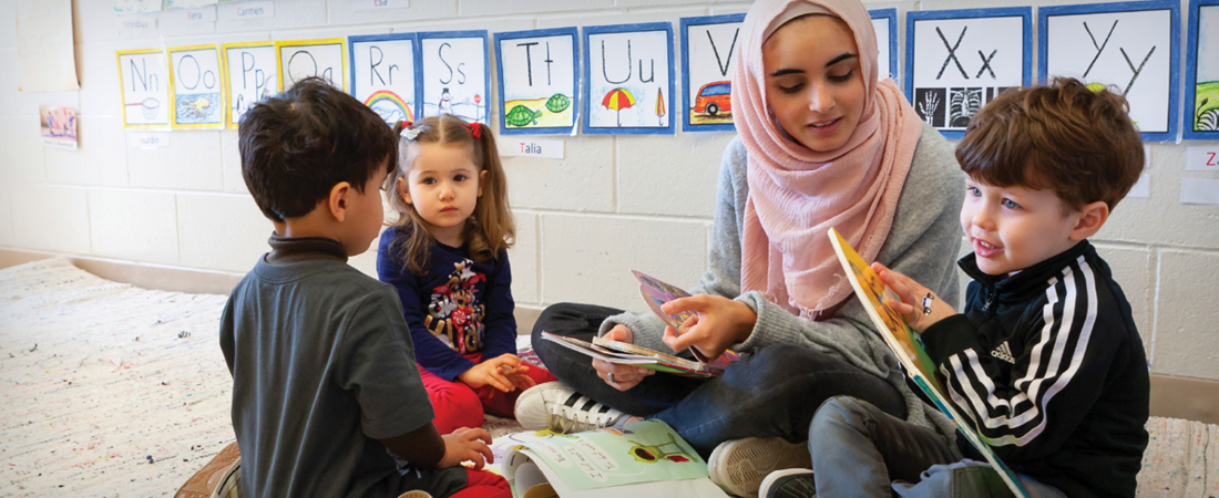 A photo of teacher and students representing Thank You, Teachers!