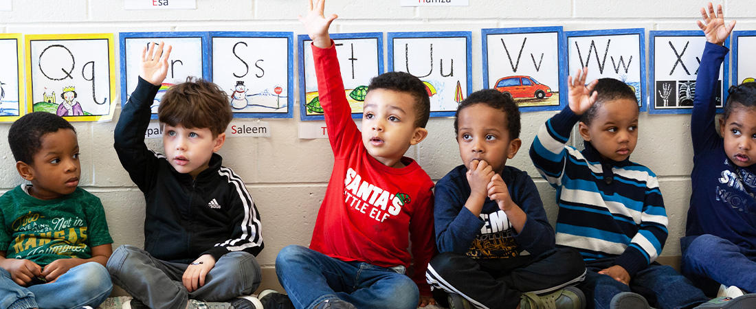 A photo of a preschool classroom representing EDC Talks: Examining Research on Universal Prekindergarten