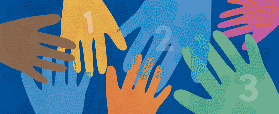 Three Steps towards Healing and Help-Seeking on Mental Health Action Day An illustration of hands representing Three Steps towards Healing and Help-Seeking on Mental Health Action Day