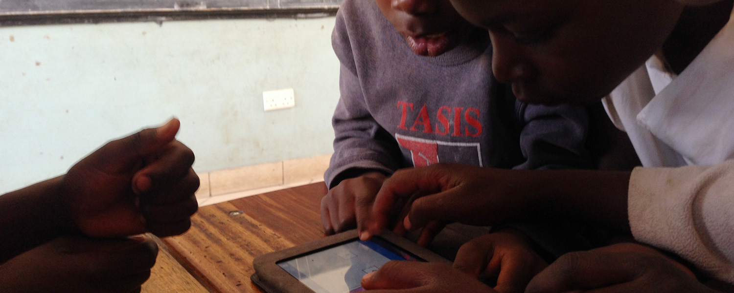 Zambian students use Vernacular Image of Zambian students using Vernacular