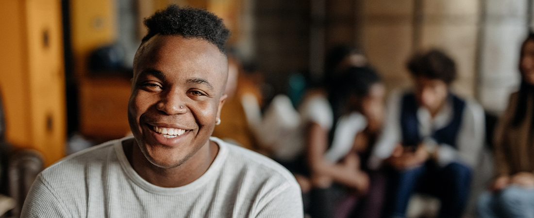 A photo of a youth representing To Fight AIDS, Connect Youth with Care