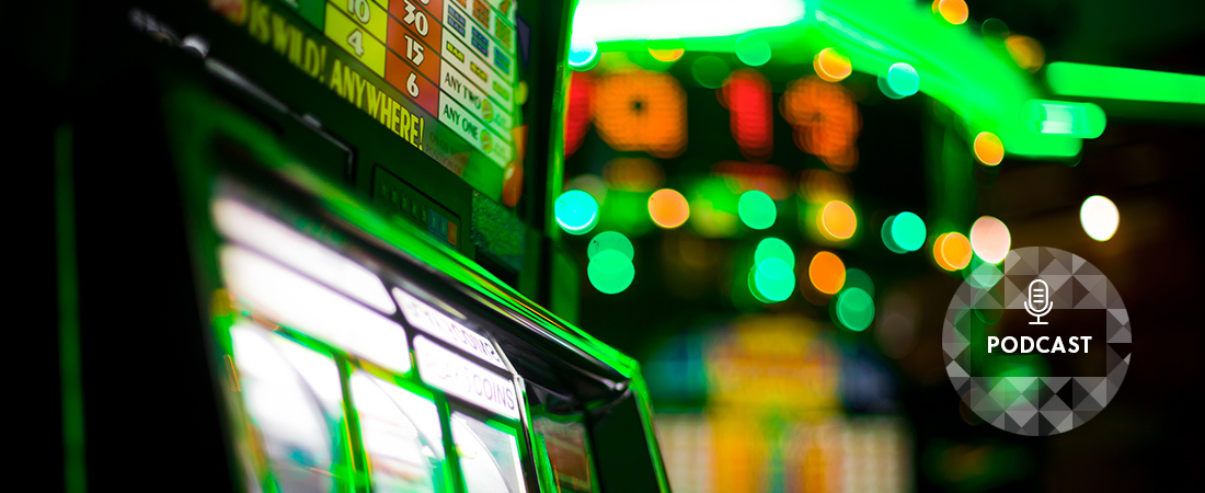 A photo of slot machine representing Preventing Problem Gambling in Massachusetts
