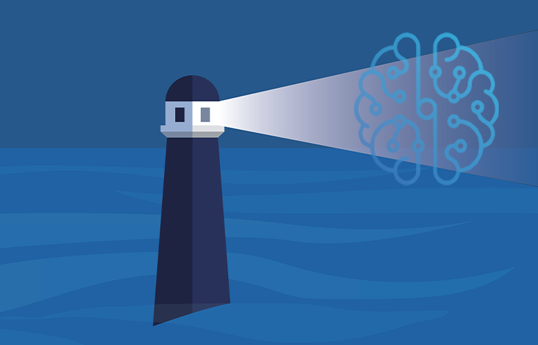 COVID-19 Shines a Light on Mental Health An illustration representing COVID-19 Shines a Light on Mental Health