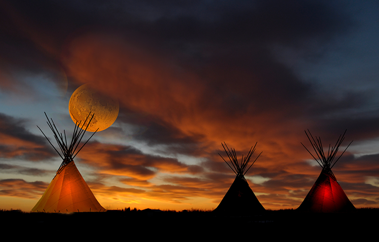 A photo of tipi representing Our Cultures Are Our Cure: Why the Restoration of Indigenous Languages Is so Important
