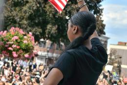 A photo of a protest representing Inequity, Race, and Protest: Empowering Young People to Make Change (Photo by Tom Luongo)