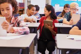 A Key Ingredient in Reopening Schools: Social and Emotional Support A photo of a classroom representing A Key Ingredient in Reopening Schools: Social and Emotional Support